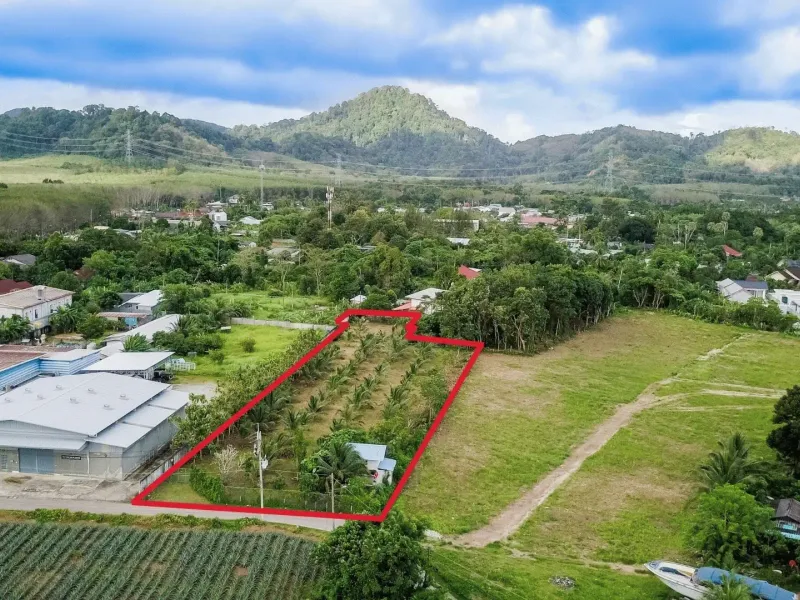3,640 sqm Land Plot, Dual Road Access, Ban Pon, Thalang - Thalang, Phuket - Main photo