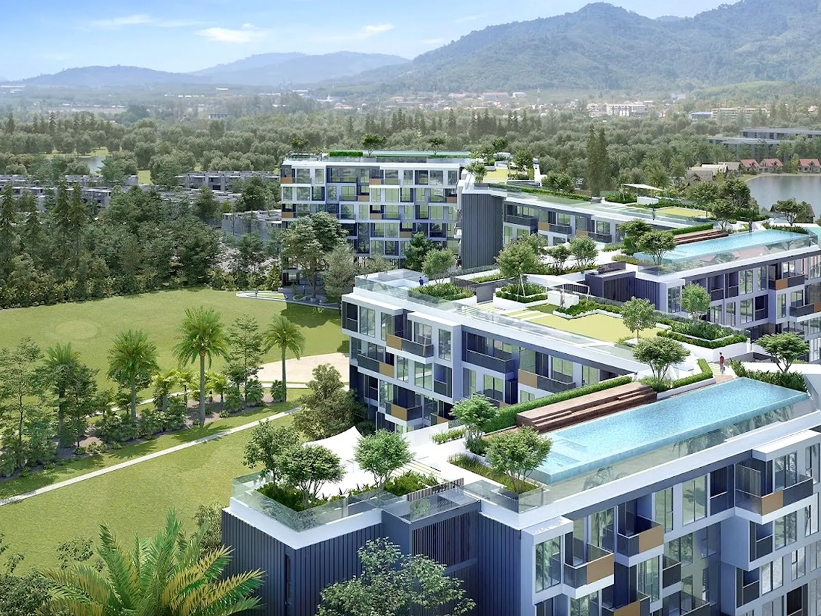 Лагуна Скай Парк, Продается квартира с 2 спальнями, 10 минут до Лагуна-Бич - Laguna, Phuket - Фото 1