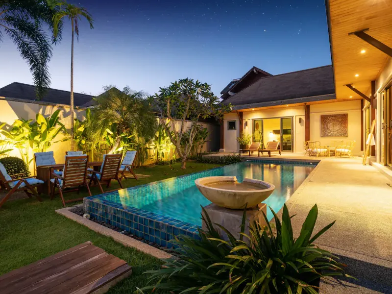 The Niche, 3-Bedroom Thai-Style Pool Villa for Rent, Nai Harn - Nai Harn, Phuket - Main photo