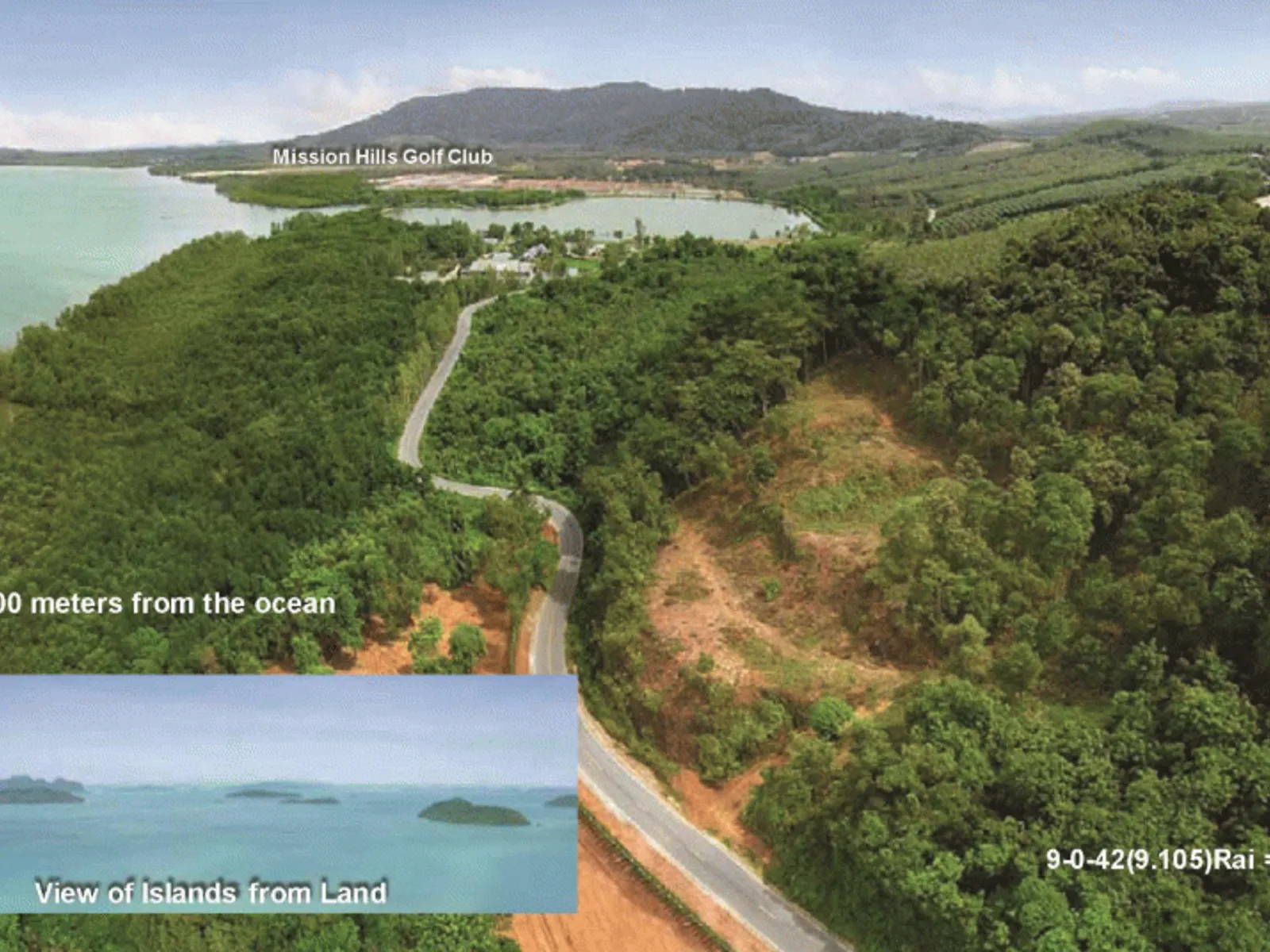 9.1 Rai Sea View Land, 100m to Beach, Near Mission Hills, Freehold - Thalang, Phuket - Photo 2