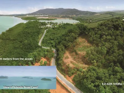 9.1 Rai Sea View Land, 100m to Beach, Near Mission Hills, Freehold - Thalang, Phuket - Photo 2