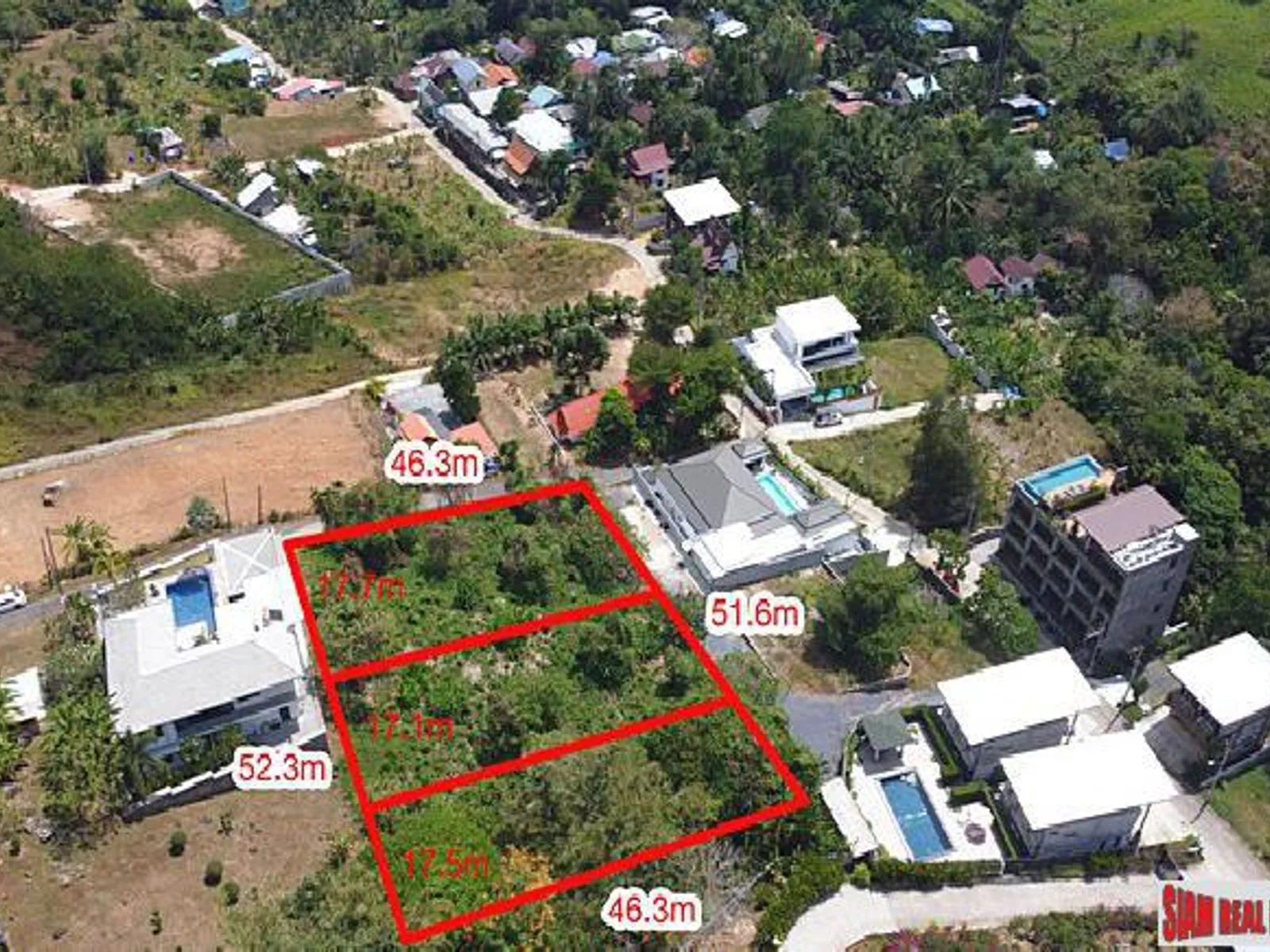 2,444 sqm Sea View Land, Rawai, 3 Separate Chanote Plots, Freehold - Rawai, Phuket - Photo 8