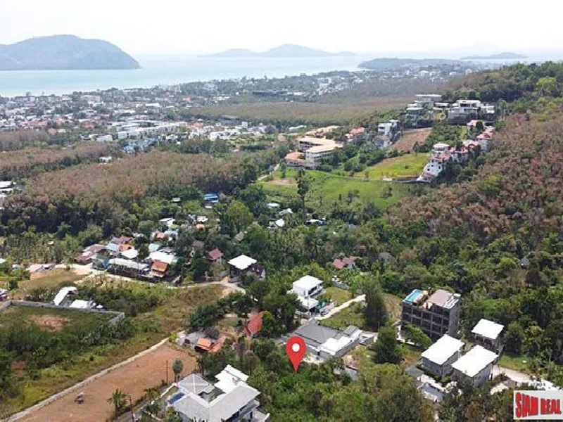 2,444 sqm Sea View Land, Rawai, 3 Separate Chanote Plots, Freehold - Rawai, Phuket - Main photo