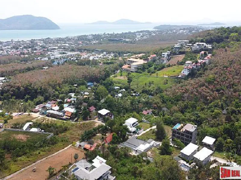 2,444 sqm Sea View Land, Rawai, 3 Separate Chanote Plots, Freehold - Rawai, Phuket - Main photo