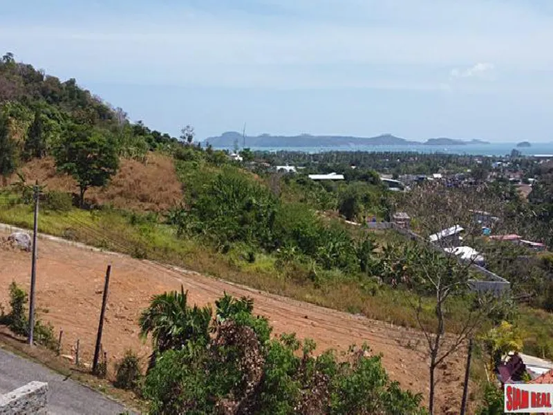2,444 sqm Sea View Land, Rawai, 3 Separate Chanote Plots, Freehold - Rawai, Phuket - Main photo