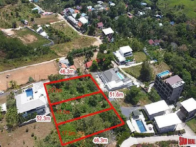 2,444 sqm Sea View Land, Rawai, 3 Separate Chanote Plots, Freehold - Rawai, Phuket - Photo 8