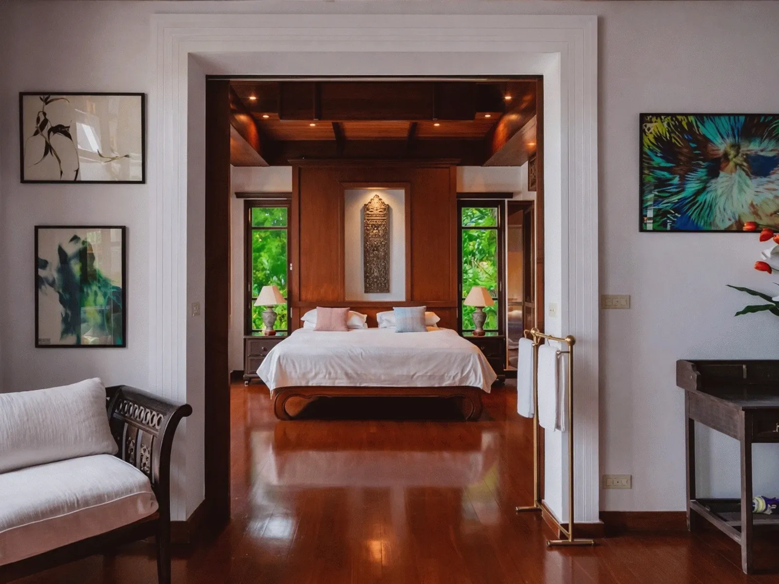 3-Bedroom Balinese Sea View Villa for Rent, Surin Beach - Surin Beach, Phuket - Photo 12