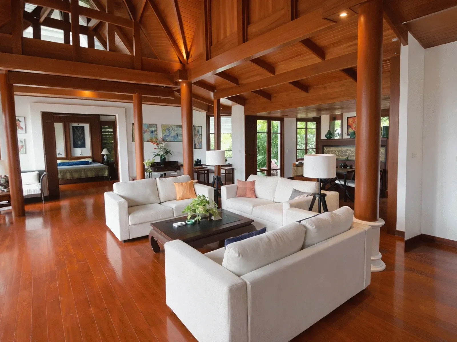 3-Bedroom Balinese Sea View Villa for Rent, Surin Beach - Surin Beach, Phuket - Photo 9