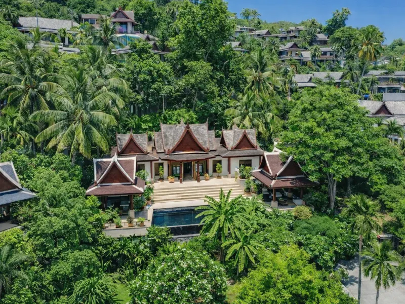 3-Bedroom Balinese Sea View Villa for Rent, Surin Beach - Surin Beach, Phuket - Main photo