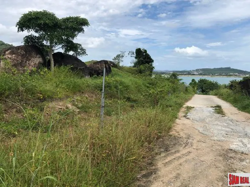 5 Rai Cleared Land for Sale, Chalong, Overlooks Dam - Chalong, Phuket - Main photo
