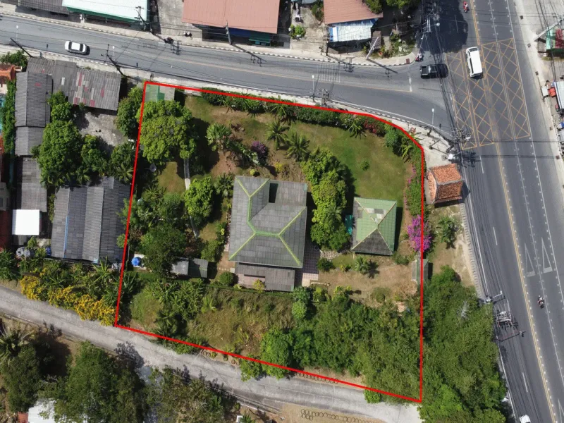 Corner Land & House, 1+ Rai, Commercial Potential, Karon/Kata - Karon, Phuket - Main photo