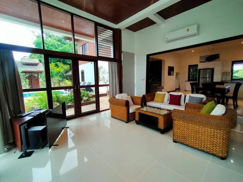 4-Bedroom Thai Teak Pool Villa for Rent, Rawai - Rawai, Phuket - Main photo