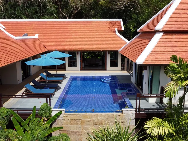 Baan Ton Sai, 4-Bedroom Thai-Balinese Villa for Rent, Nai Harn Baan Bua - Nai Harn, Phuket - Main photo