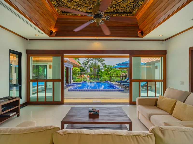 Baan Ton Sai, 4-Bedroom Thai-Balinese Villa for Rent, Nai Harn Baan Bua - Nai Harn, Phuket - Main photo