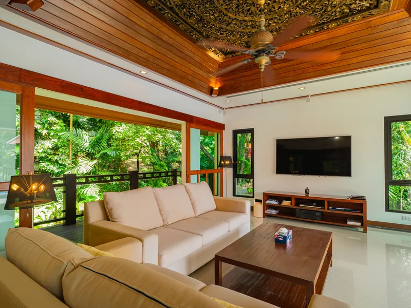 Baan Ton Sai, 4-Bedroom Thai-Balinese Villa for Rent, Nai Harn Baan Bua - Nai Harn, Phuket - Main photo