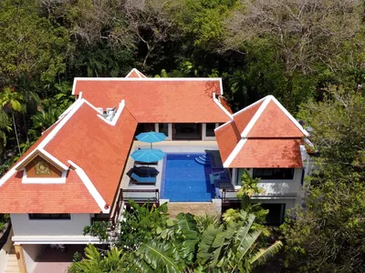 Baan Ton Sai, 4-Bedroom Thai-Balinese Villa for Rent, Nai Harn Baan Bua - Nai Harn, Phuket - Property for sale or rent in Phuket