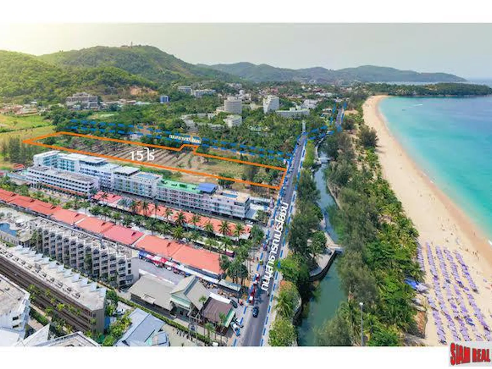 แปลงที่ดินติดหาดกะรนหายาก เพื่อการพัฒนา - Karon, Phuket - รูปภาพ 3