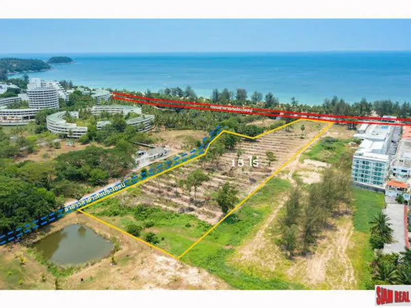 แปลงที่ดินติดหาดกะรนหายาก เพื่อการพัฒนา - Karon, Phuket - ภาพหลัก