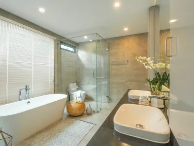 4-Bedroom Pool Villa with Rooftop Lake View for Rent, Layan - Layan, Phuket - Property for sale or rent in Phuket