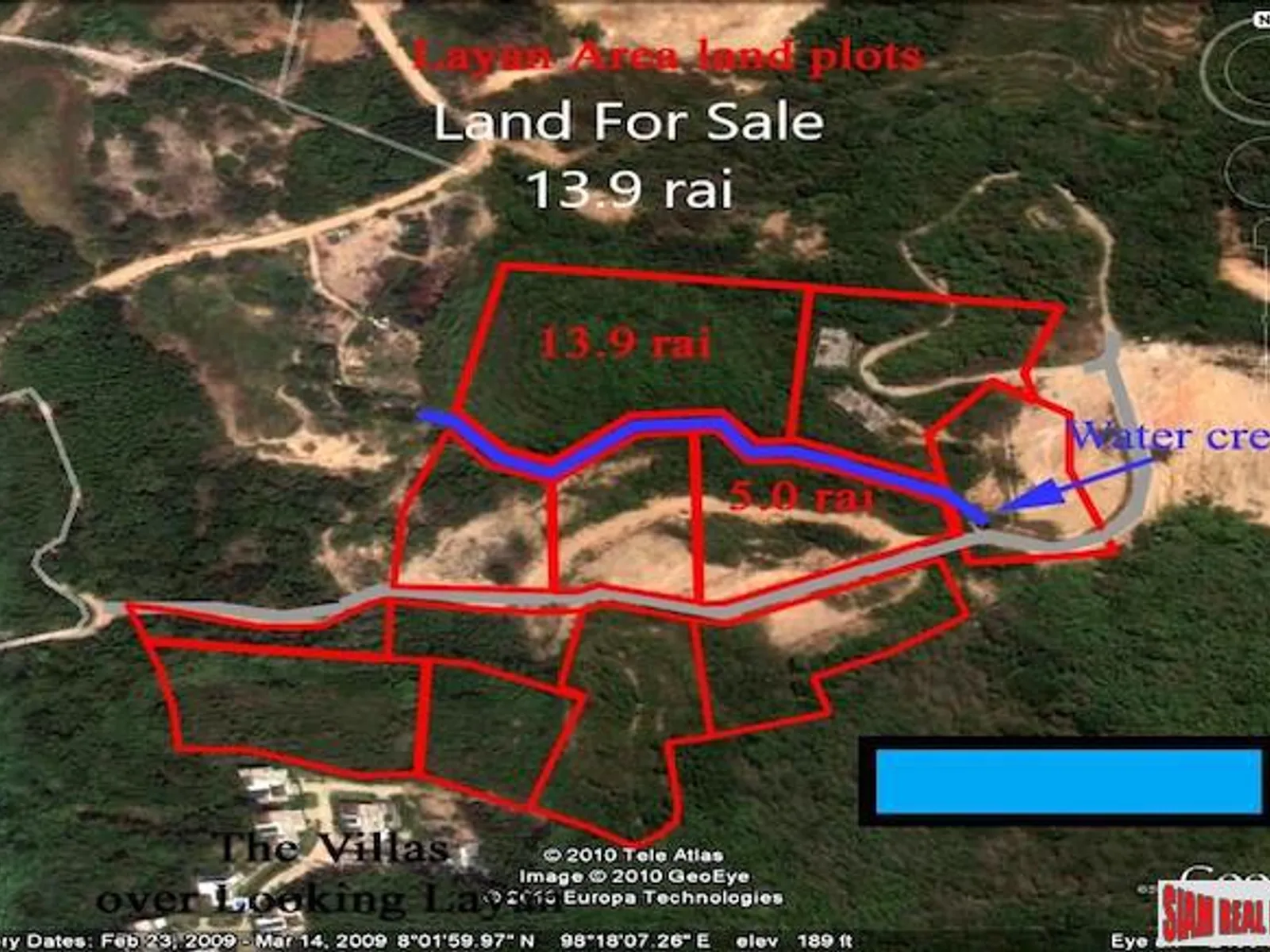 13.9 Rai Sea View Land, Freehold, Layan Beach - Layan, Phuket - Photo 1