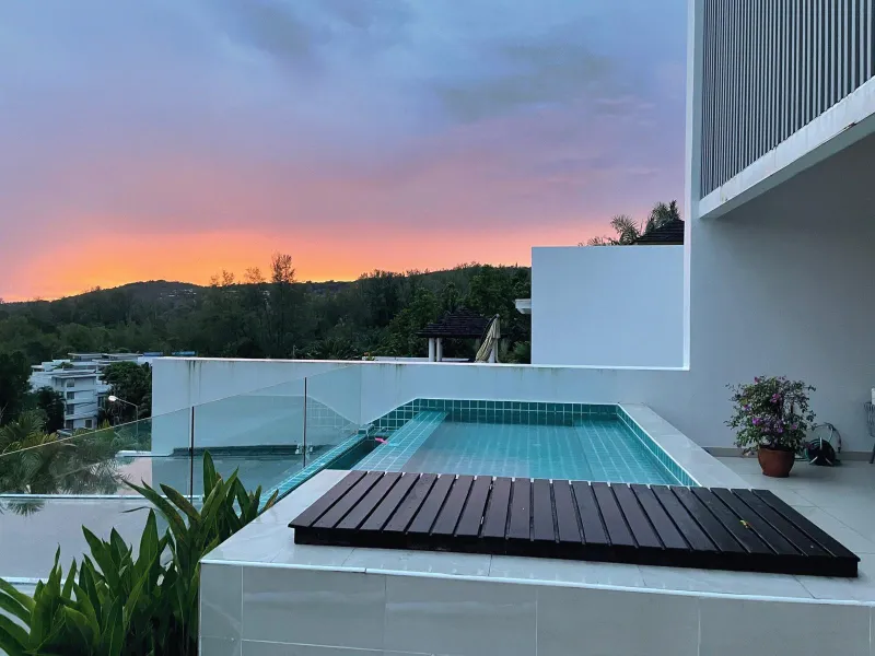 Lotus Gardens, 4-Bedroom Sea View Duplex for Rent, Layan - Layan, Phuket - Main photo