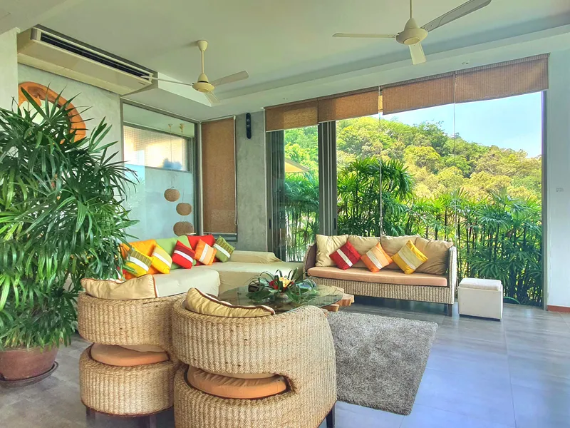 Sea View Cliffside Villa, 4+1-Bed, Bang Tao for Rent - Bang Tao, Phuket - Main photo