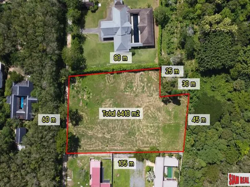 6,410 sqm Flat Land for Villa Development, Pa Klok - Pa Klok, Phuket - Main photo