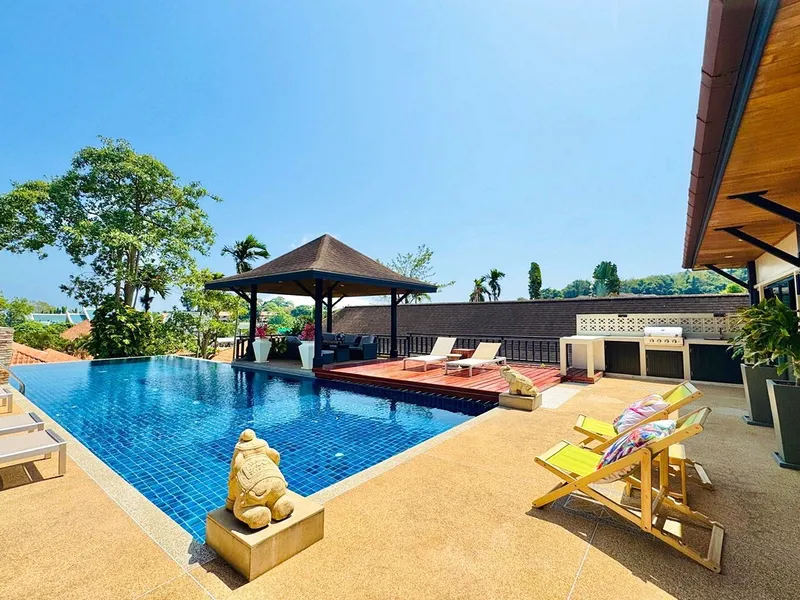 4-Bedroom Tropical Pool Villa for Rent, Nai Harn, 15 Min Beach - Nai Harn, Phuket - Main photo