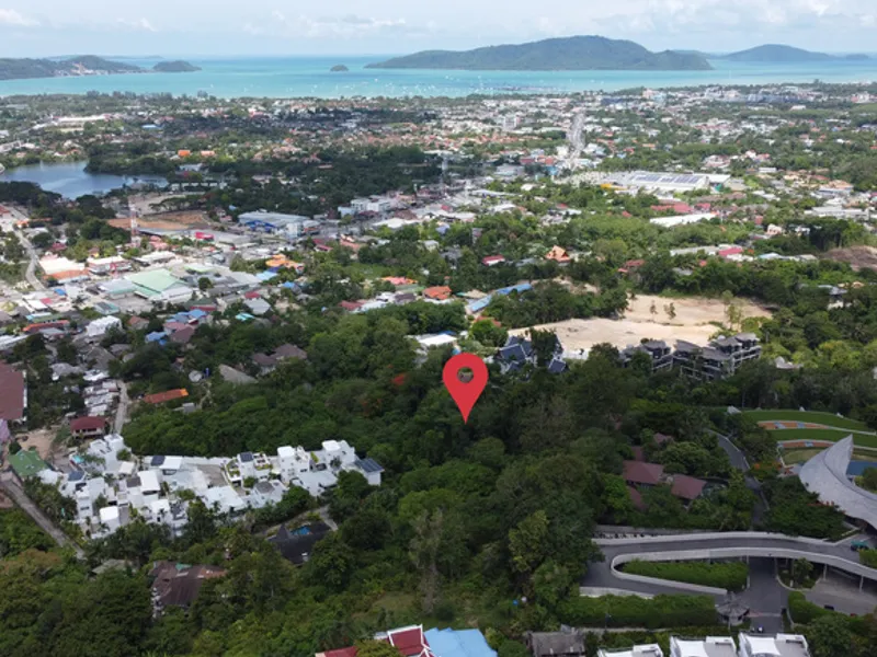 1.8 Rai Sea View Hillside Land for Sale, Chalong - Chalong, Phuket - Main photo