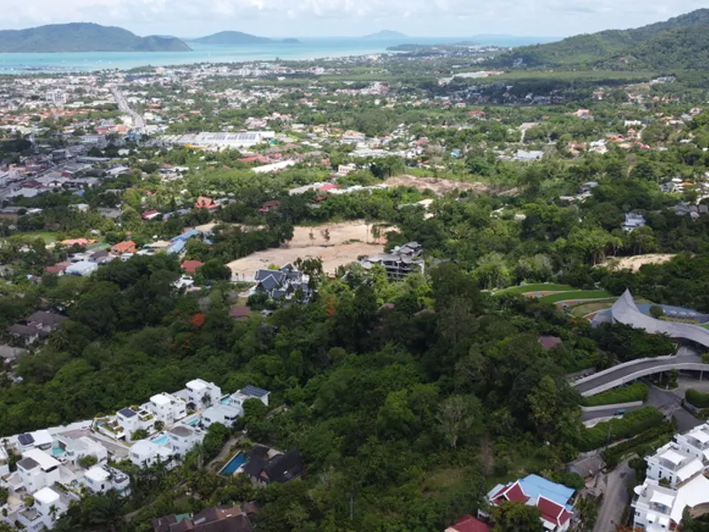 1.8 Rai Sea View Hillside Land for Sale, Chalong - Chalong, Phuket - Main photo
