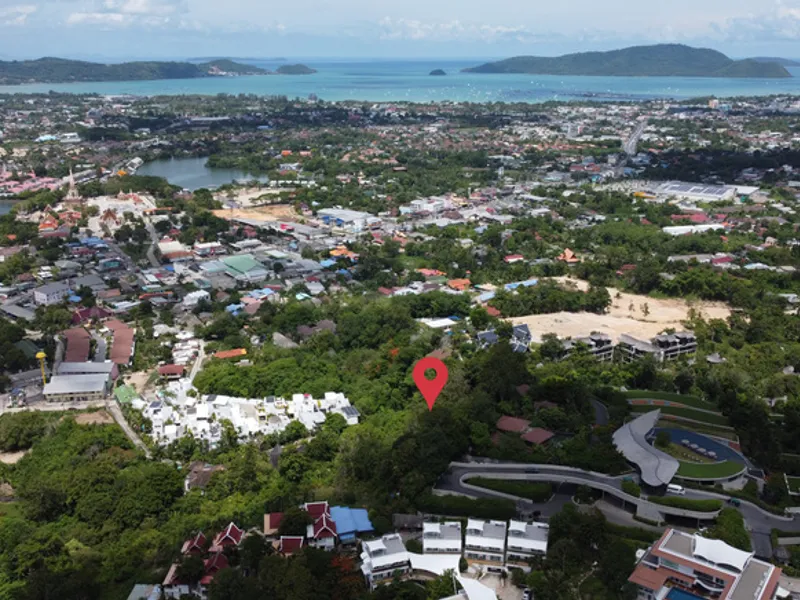 1.8 Rai Sea View Hillside Land for Sale, Chalong - Chalong, Phuket - Main photo