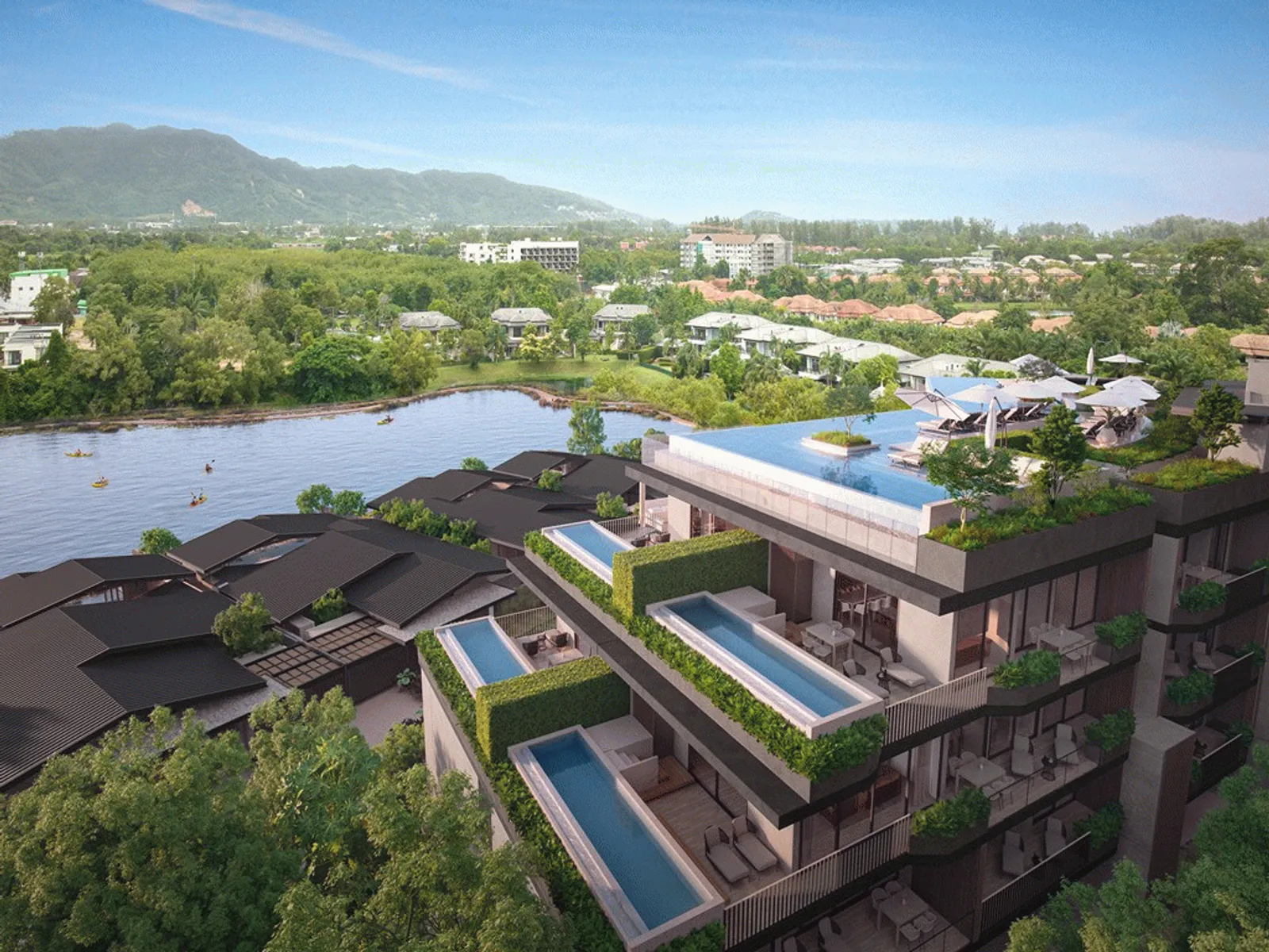 Lakelands Waterside, 2-Bedroom Condo with Pool, Laguna - Laguna, Phuket - Photo 2