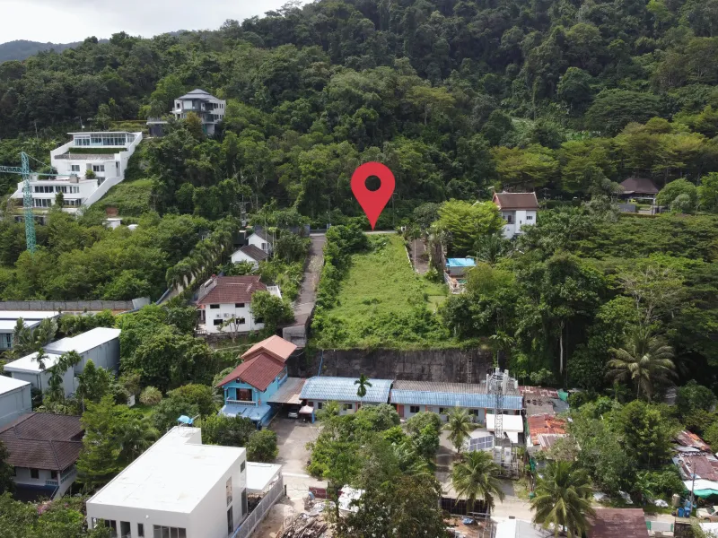 1,428 sqm Mountain View Land for Sale, Chalong, Freehold - Chalong, Phuket - Main photo