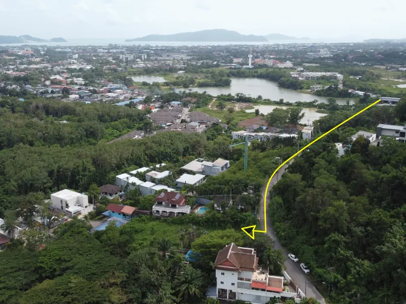 1,428 sqm Mountain View Land for Sale, Chalong, Freehold - Chalong, Phuket - Main photo