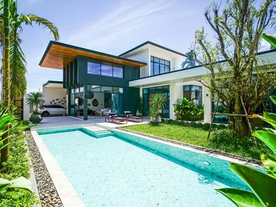 Villa de Luxe avec Piscine et 4 Chambres à Louer, Chalong, à Proximité de BCIS. - Chalong, Phuket - Propriété à vendre ou louer à Phuket