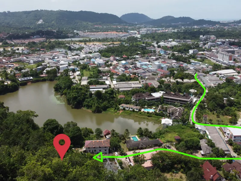 2 Rai Hillside Lake View Land for Sale, Kathu, Freehold - Kathu, Phuket - Main photo