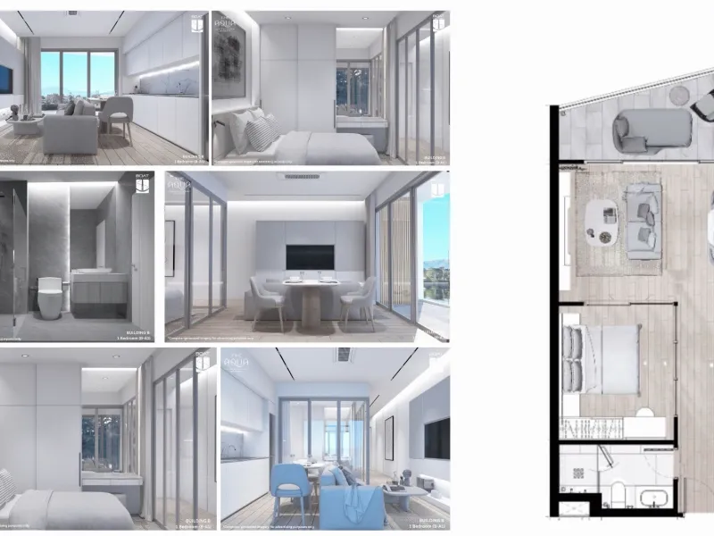 1-Bedroom Luxury Condo for Rent, Bang Tao, Low-Rise - Cherng Talay, Phuket - Main photo