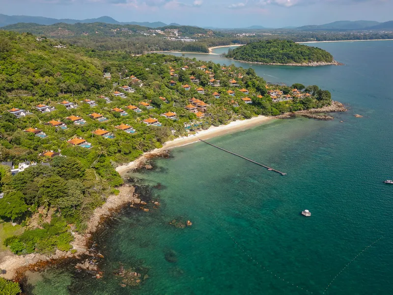 Продается вилла с 2 спальнями, видом на море и бассейном в 5-звездочном курорте, Найтон - Nai Thon, Phuket - Главное фото