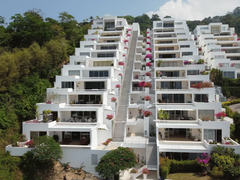 2-Bedroom Sea View Condo for Sale, Kamala, Mediterranean Style - Kamala, Phuket - Main photo