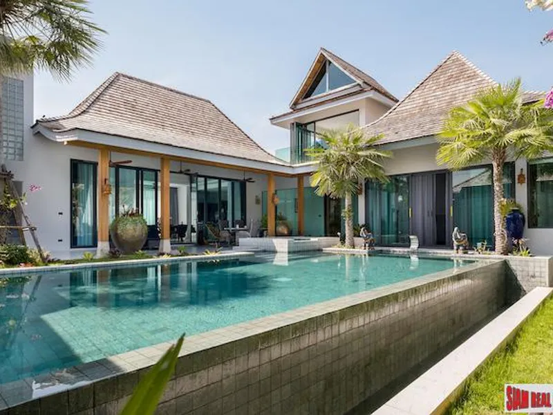 Вилла с 4 спальнями и новым бассейном на продажу, Чернг Талай, рядом с Boat Avenue - Cherng Talay, Phuket - Главное фото