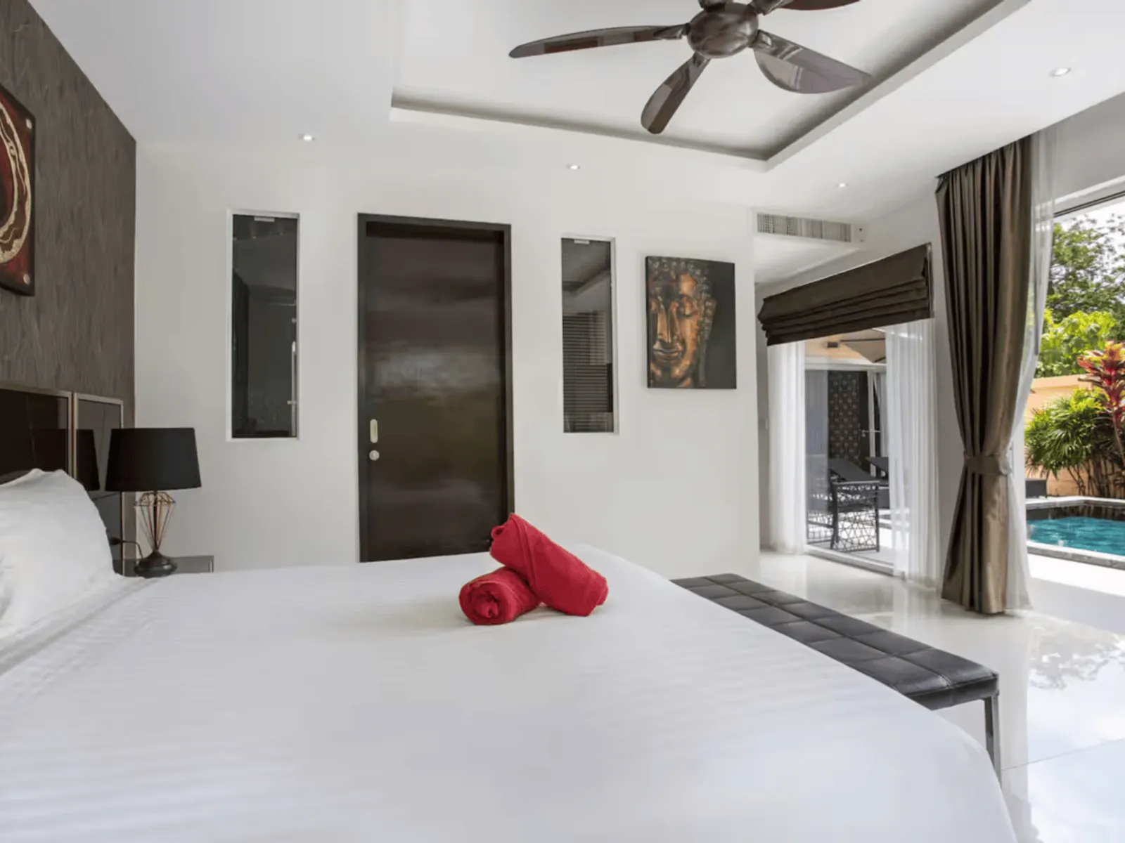 4-Bedroom Sea View Pool Villa for Rent, Chalong, Near Big Buddha - Chalong, Phuket - Photo 33