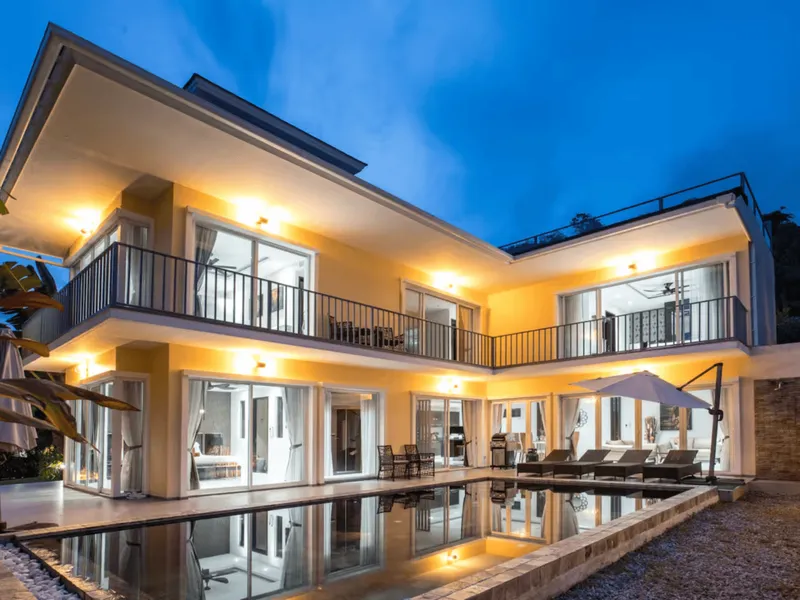 4-Bedroom Sea View Pool Villa for Rent, Chalong, Near Big Buddha - Chalong, Phuket - Main photo