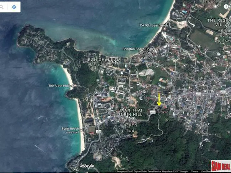 1,100 sqm Land Plot for Sale, Surin Beach, 2 km to Beach, Freehold - Surin Beach, Phuket - Main photo