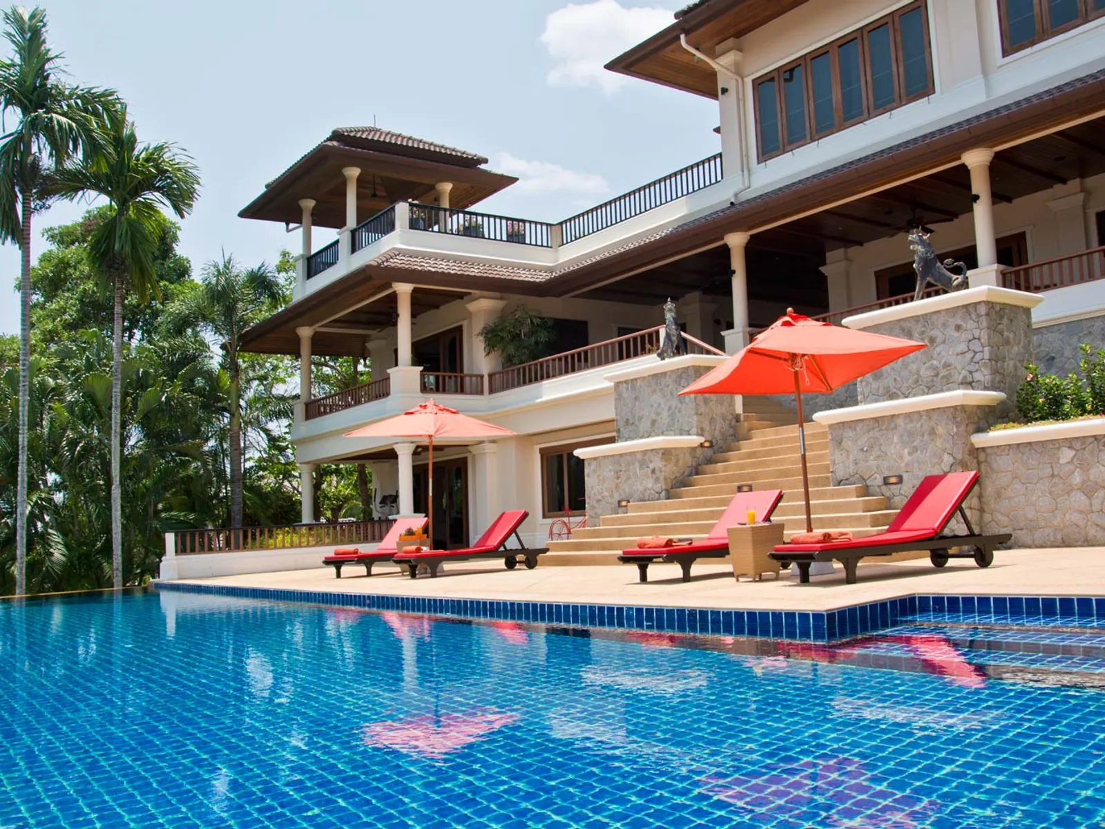 Lakewood Hills, 6-Bedroom Sea View Pool Villa for Sale, Layan, Freehold - Layan, Phuket - Photo 5