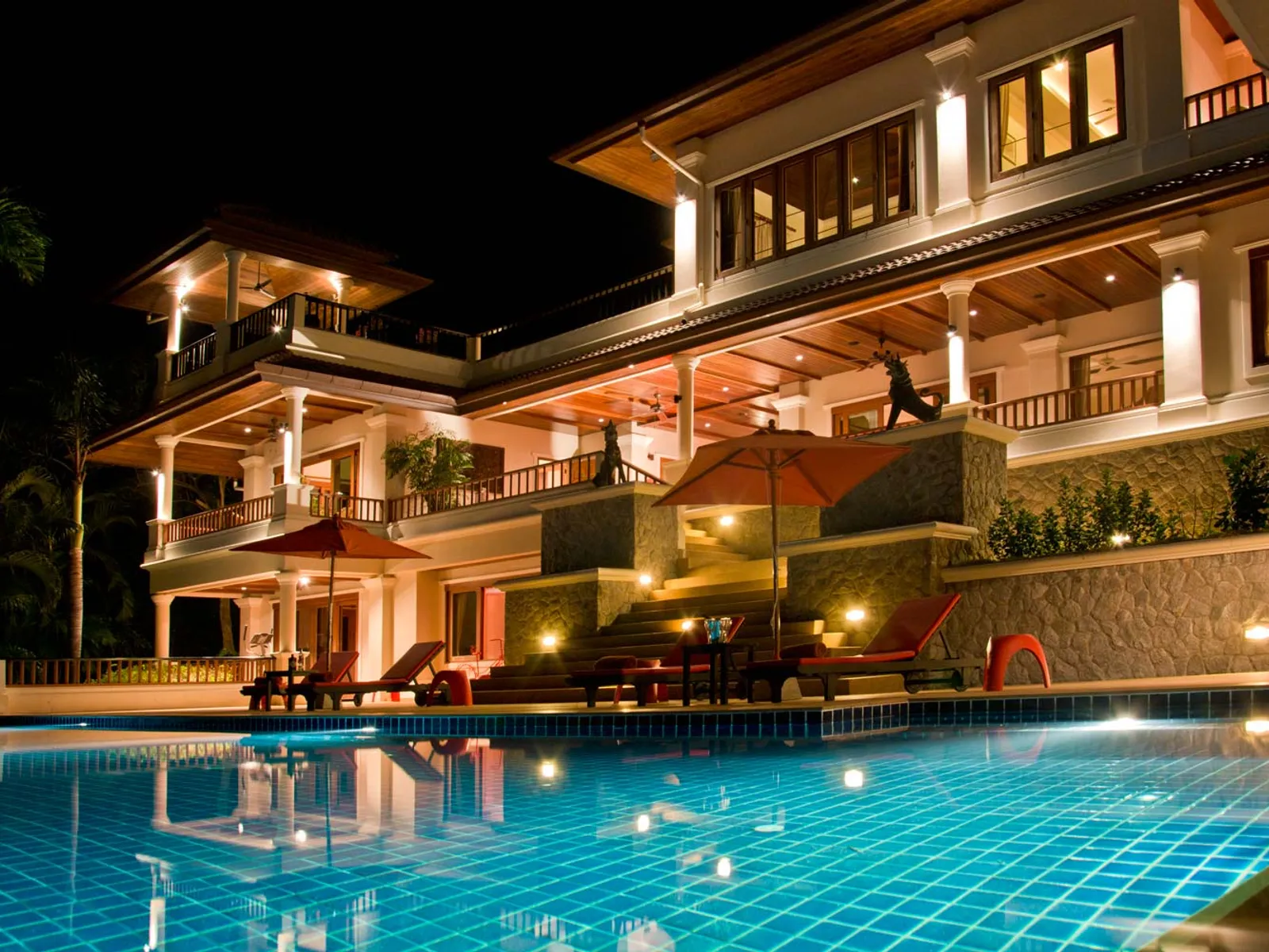 Lakewood Hills, 6-Bedroom Sea View Pool Villa for Sale, Layan, Freehold - Layan, Phuket - Photo 2