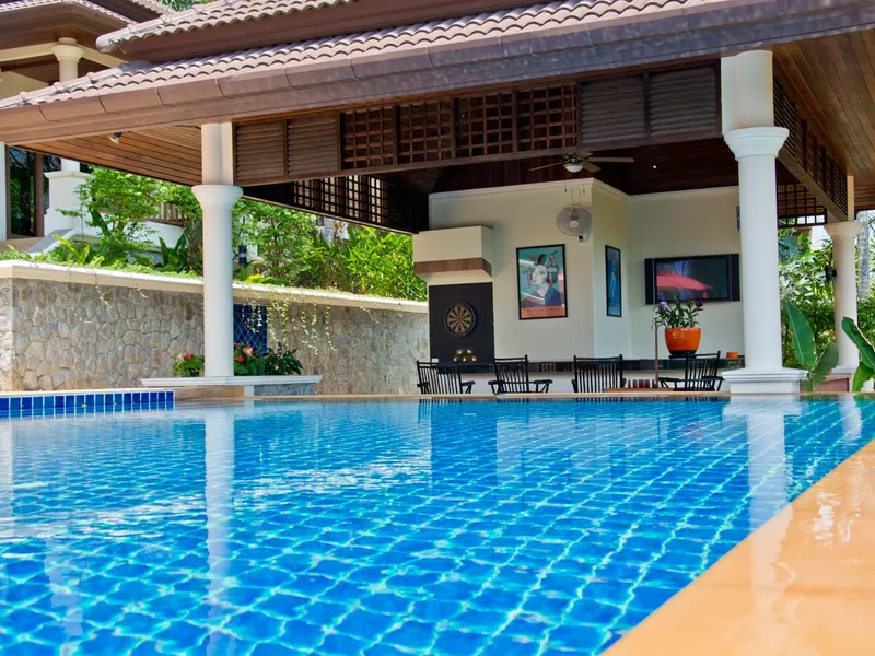 Lakewood Hills, 6-Bedroom Sea View Pool Villa for Sale, Layan, Freehold - Layan, Phuket - Main photo