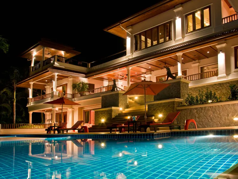 Lakewood Hills, 6-Bedroom Sea View Pool Villa for Sale, Layan, Freehold - Layan, Phuket - Main photo