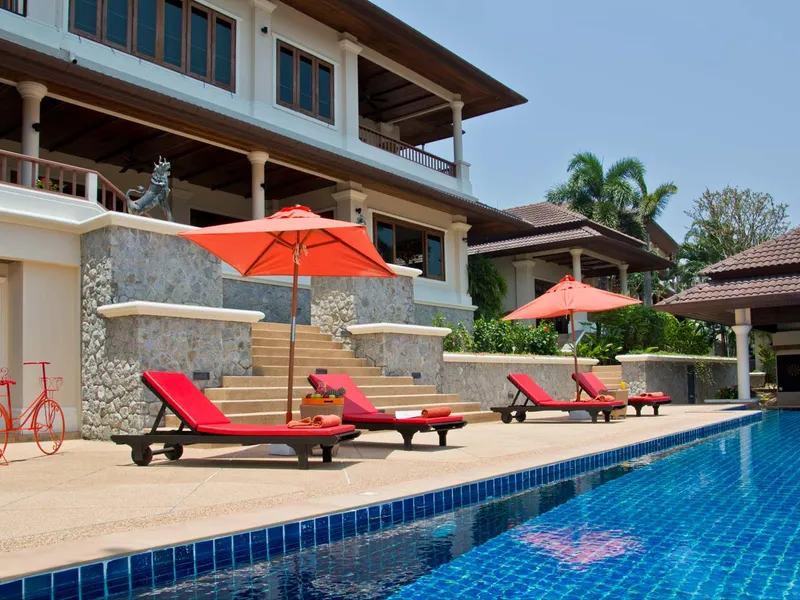 Lakewood Hills, 6-Bedroom Sea View Pool Villa for Sale, Layan, Freehold - Layan, Phuket - Main photo