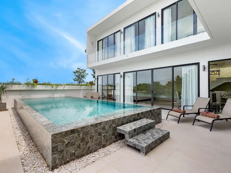 4-Bedroom Sea View Pool Villa for Sale, Layan, Freehold - Layan, Phuket - Main photo