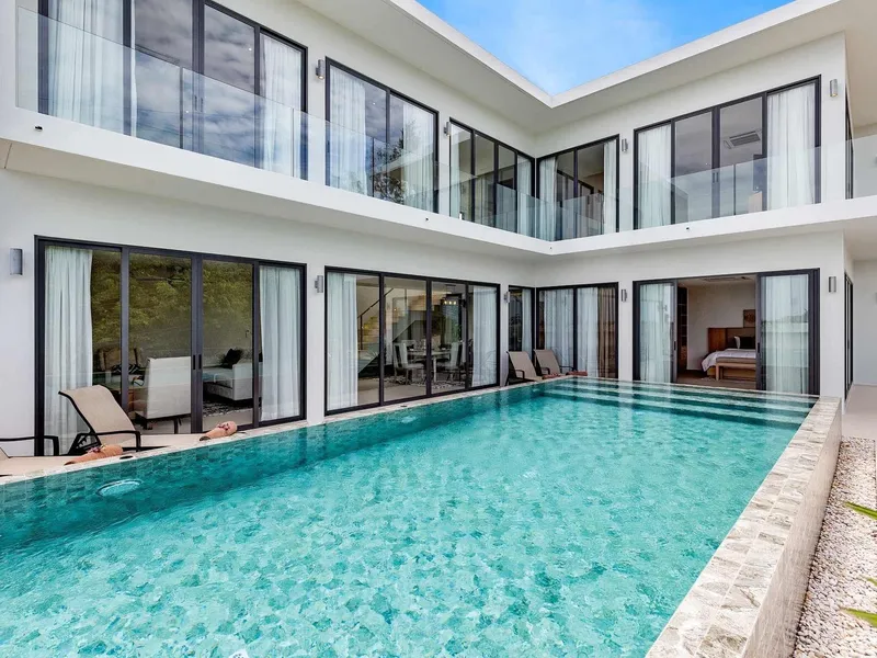 4-Bedroom Sea View Pool Villa for Sale, Layan, Freehold - Layan, Phuket - Main photo